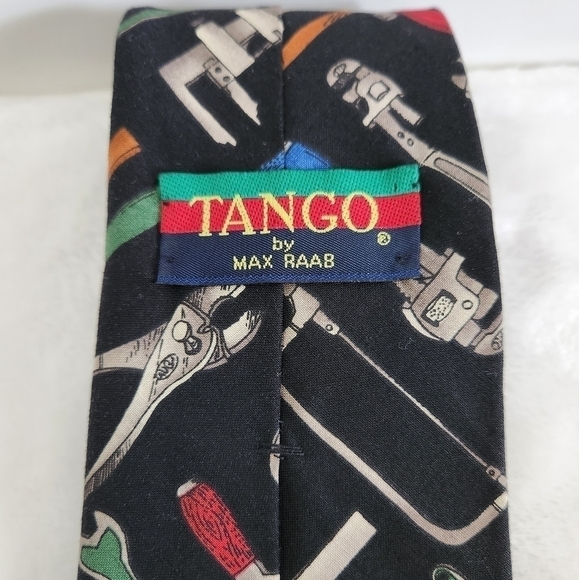 Tango By Max Raab Tool Time Mechanic Home Improvement Necktie Tie - Picture 12 of 12